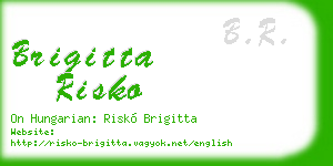 brigitta risko business card