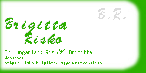 brigitta risko business card